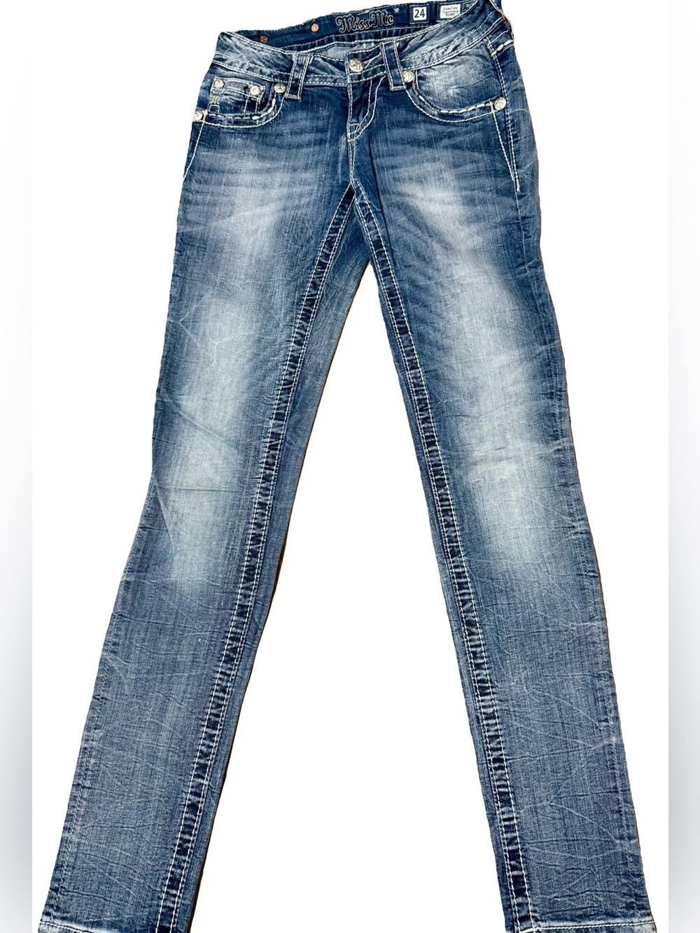 Miss Me Medium Wash Signature Skinny Jeans
